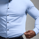 Camisa Social Masculina VelloTech™ - Tecnologia Anti-Amassado e Tecido Respirável