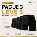 Vello Comfort™ – Kit de Cuecas Boxer Masculinas | Antimanchas e Antivazamento