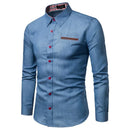 Camisa Masculina Manga Longa Casual Social